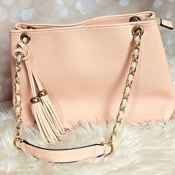 Unbranded Pink Shoulder Bag With Chain Straps - Picture 3 of 14